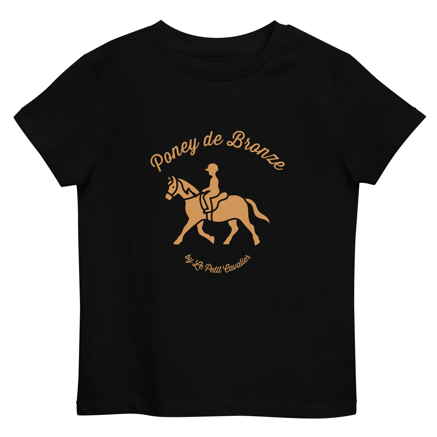 T-shirt enfant 100% coton bio - Poney de Bronze