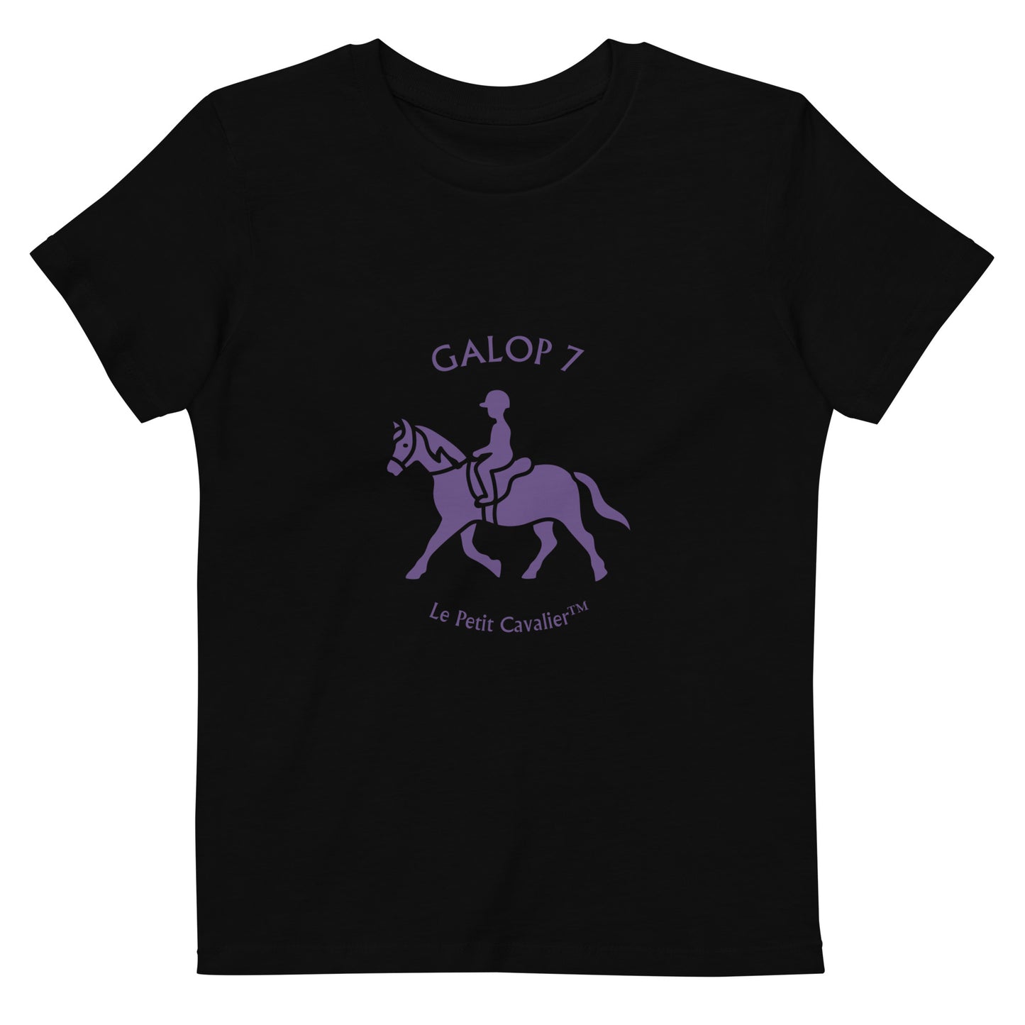 T-shirt enfant 100% coton bio - Equitation Galop 7