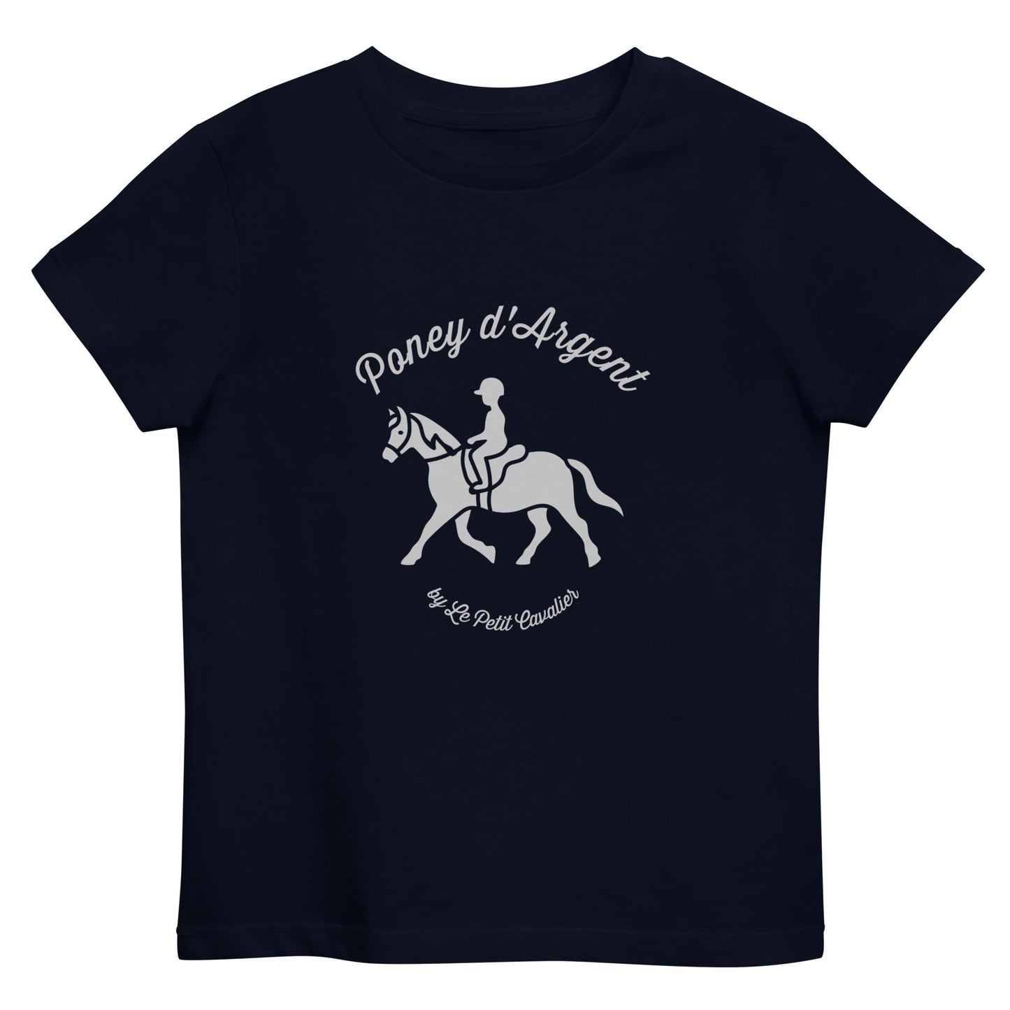 T-shirt enfant 100% coton bio - Poney d'Argent
