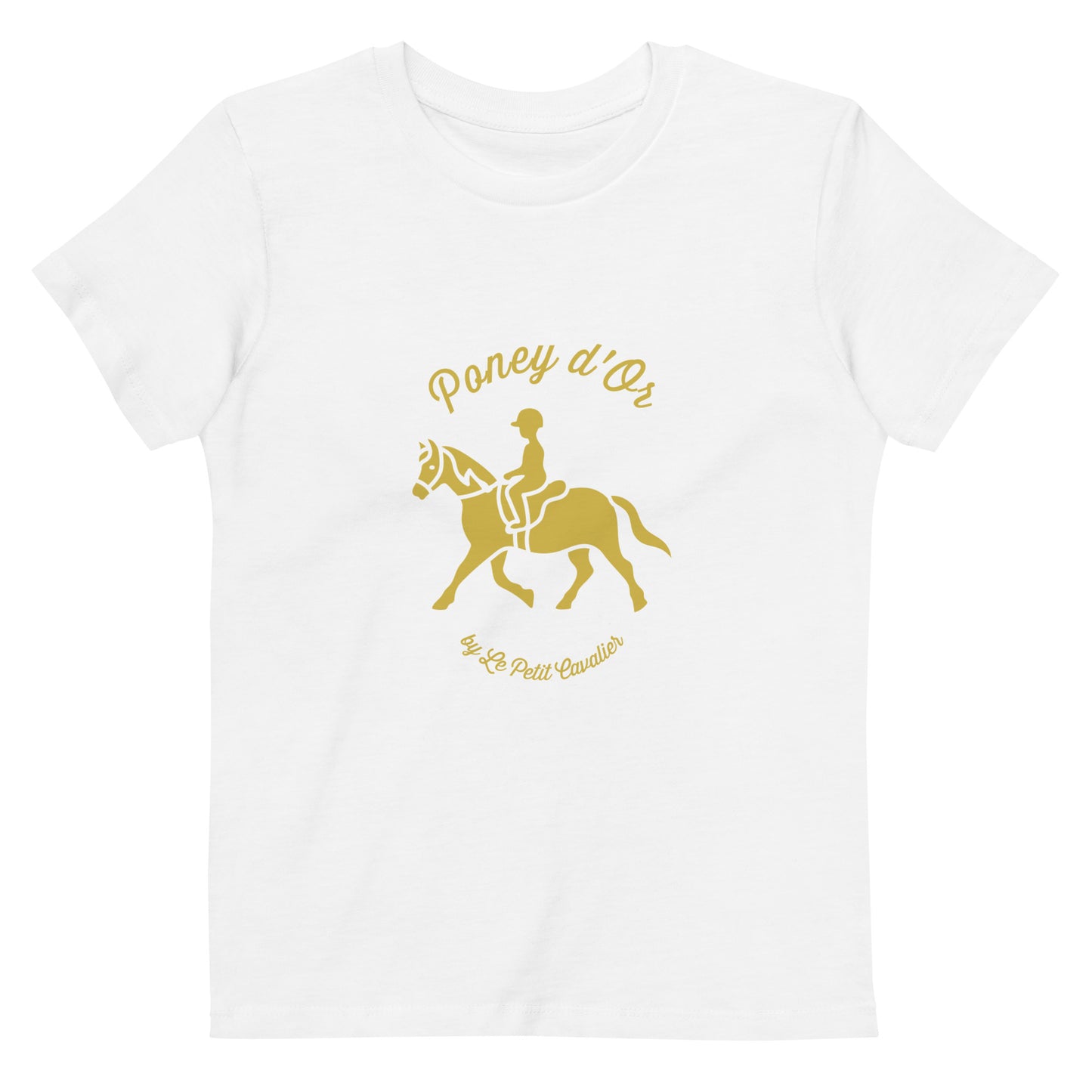 T-shirt enfant 100% coton bio - Poney d'Or