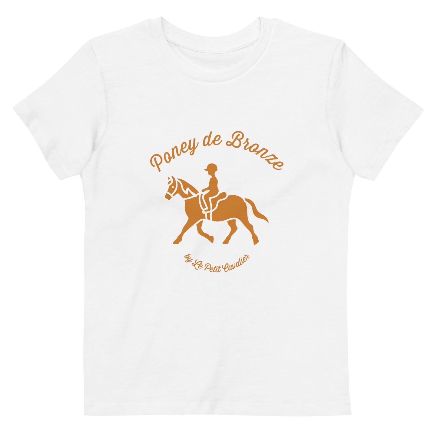 T-shirt enfant 100% coton bio - Poney de Bronze