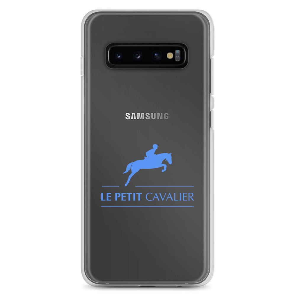 Coque/Protection Téléphone Samsung - Logo cheval bleu