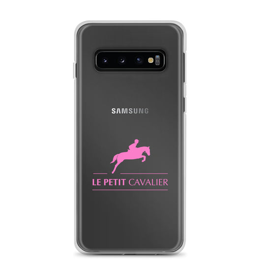 Coque/Protection Téléphone Samsung - Logo cheval rose